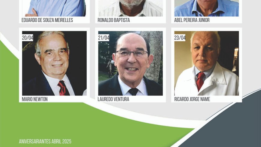 Aniversariantes de abril de 2025