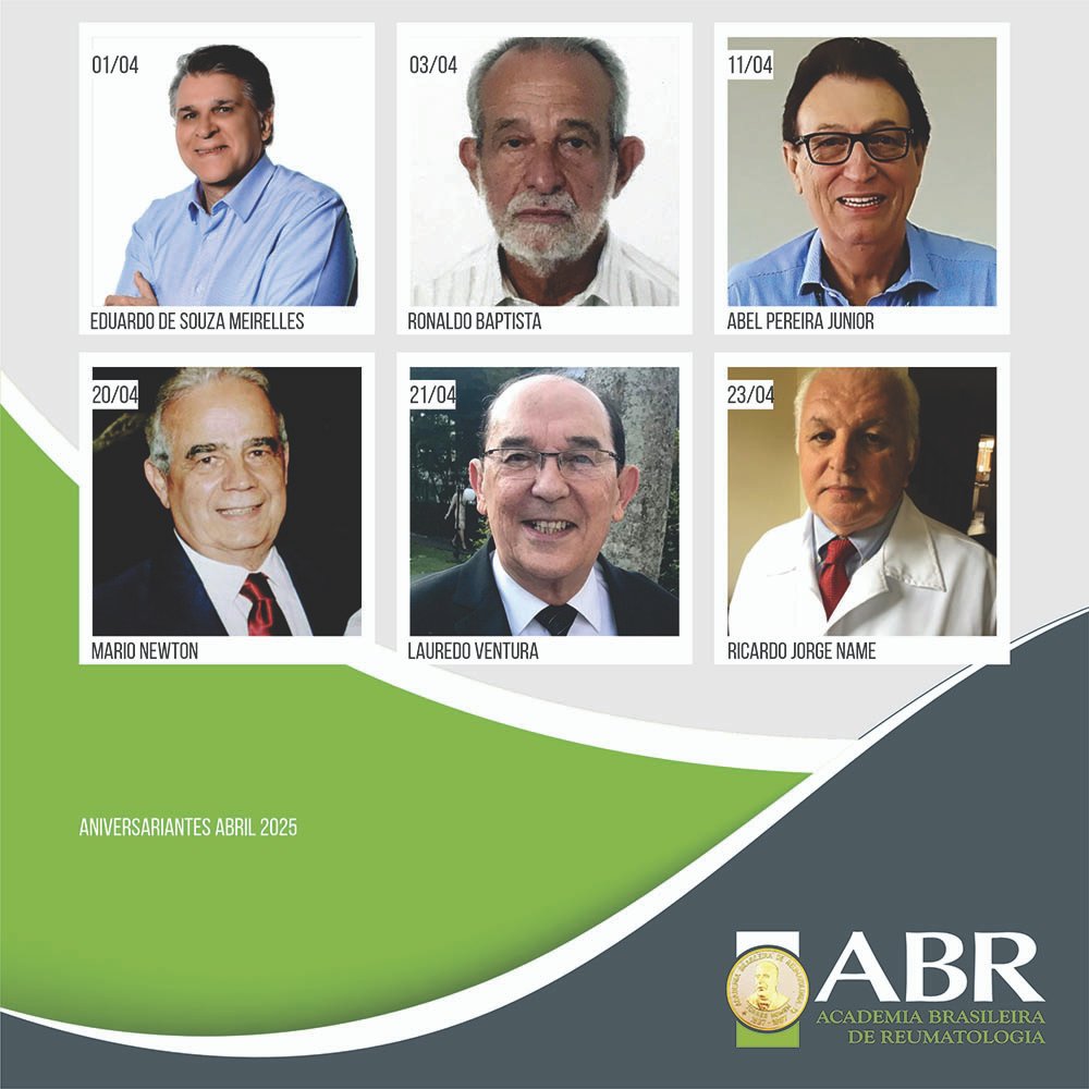 Aniversariantes de abril de 2025