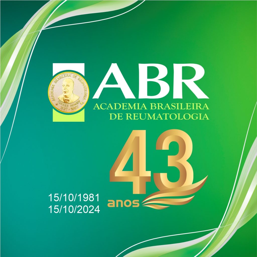 A Academia Brasileira de Reumatologia completa 43 anos neste dia 15 de outubro.