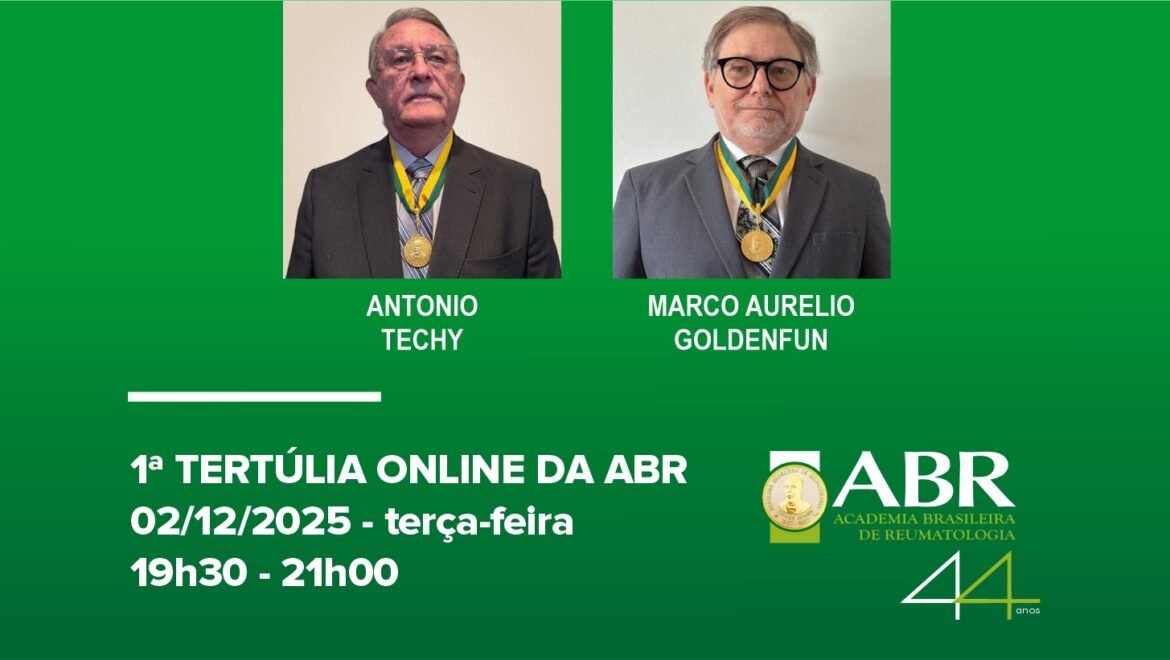 ABR realizará sua 1ª Tertúlia Online em 2 de dezembro de 2025