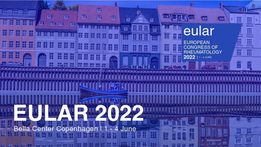 Eular 2022 acontecerá de 1 a 4 de junho, em Copenhagen