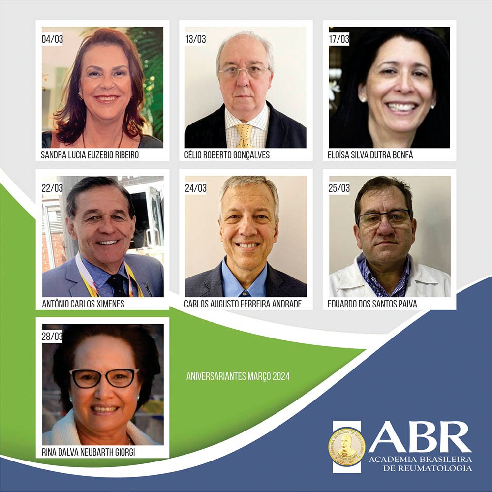 Aniversariantes de março de 2025