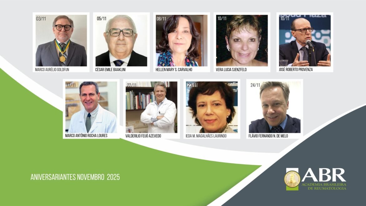 Aniversariantes de novembro de 2025