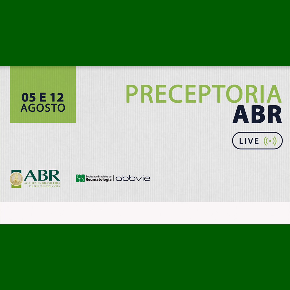 Preceptoria ABR, 100% online, nos dias 5 e 12 de agosto. Saiba mais e participe!