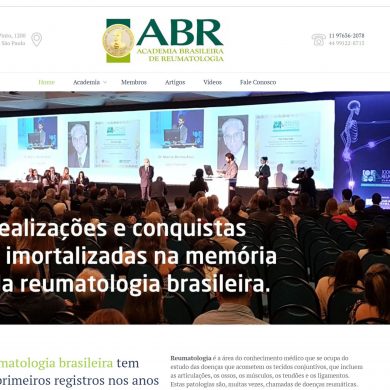 Site e redes sociais da ABR