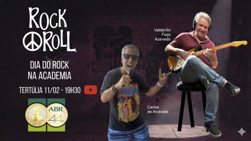 Dia 11/02, 19h30, tem evento no YouTube: Dia do Rock